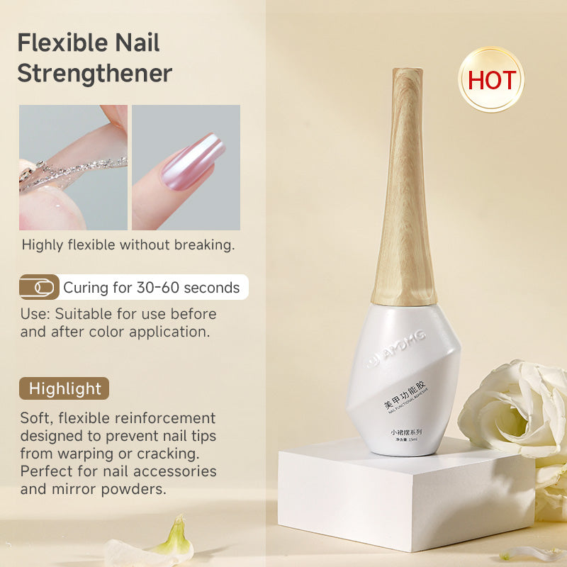 Gel de renforcement flexible : doux mais résistant