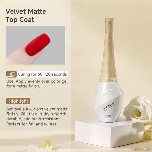 Velvet Matte Top Coat Smooth, Matte Finish